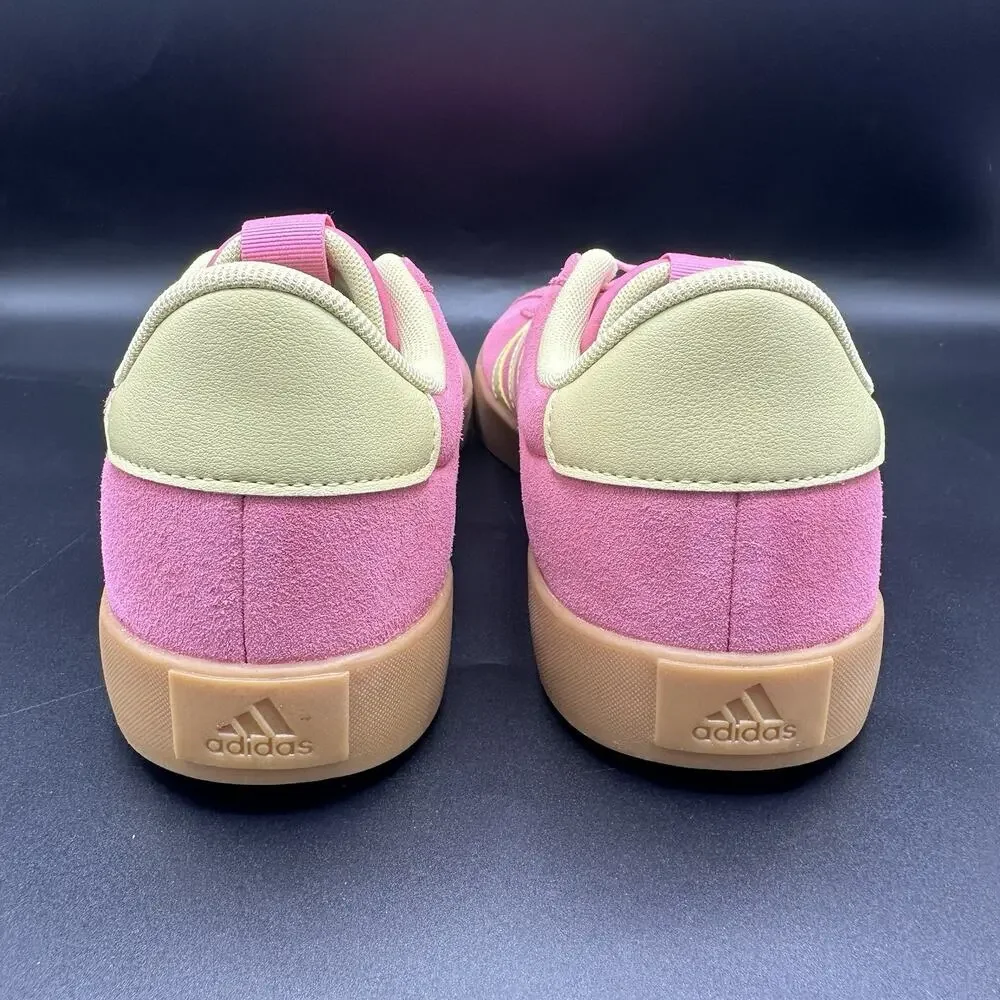 adidas VL Court 3.0 Pink Fusion Powder Yellow Women's Sneakers Size 9.5 JR8647